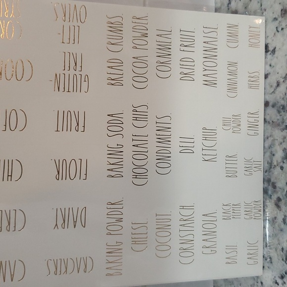 RAE DUNN  ORGANIZING LABELS - Picture 2 of 7